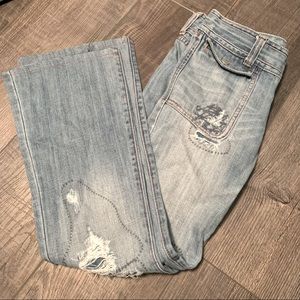 Abercrombie and Fitch wide leg jeans